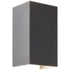 Applique murale d'extérieur Brilliant Hilly LED Gris, 2 lumières