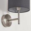 Applique murale Tise Anthracite, Blanc, 1 lumière