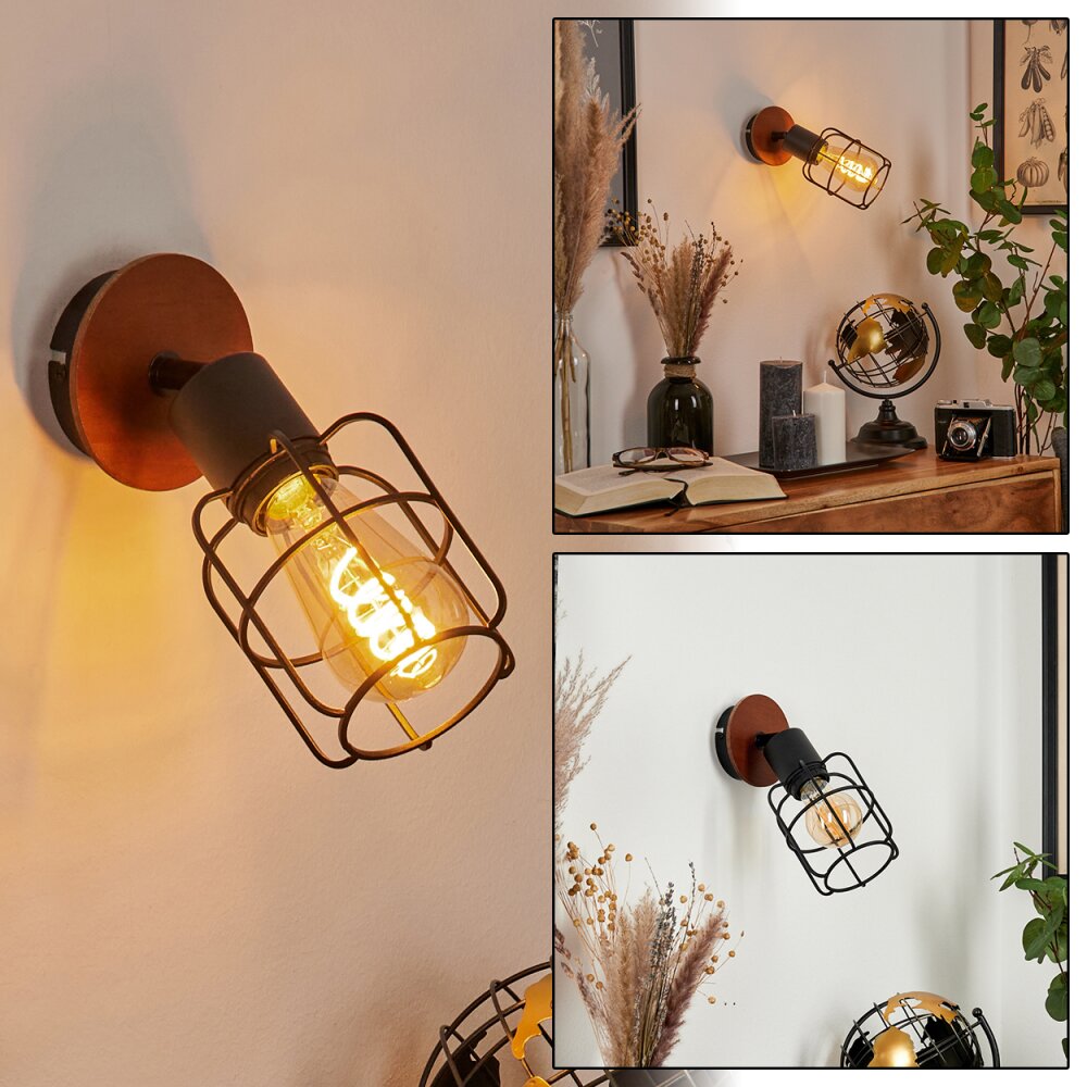 Applique murale Loedingen Écru, Noir, 1 lumière main product photo