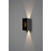 Applique murale d'extérieur Konstsmide Cremona LED Anthracite, 3 lumières, Télécommandes