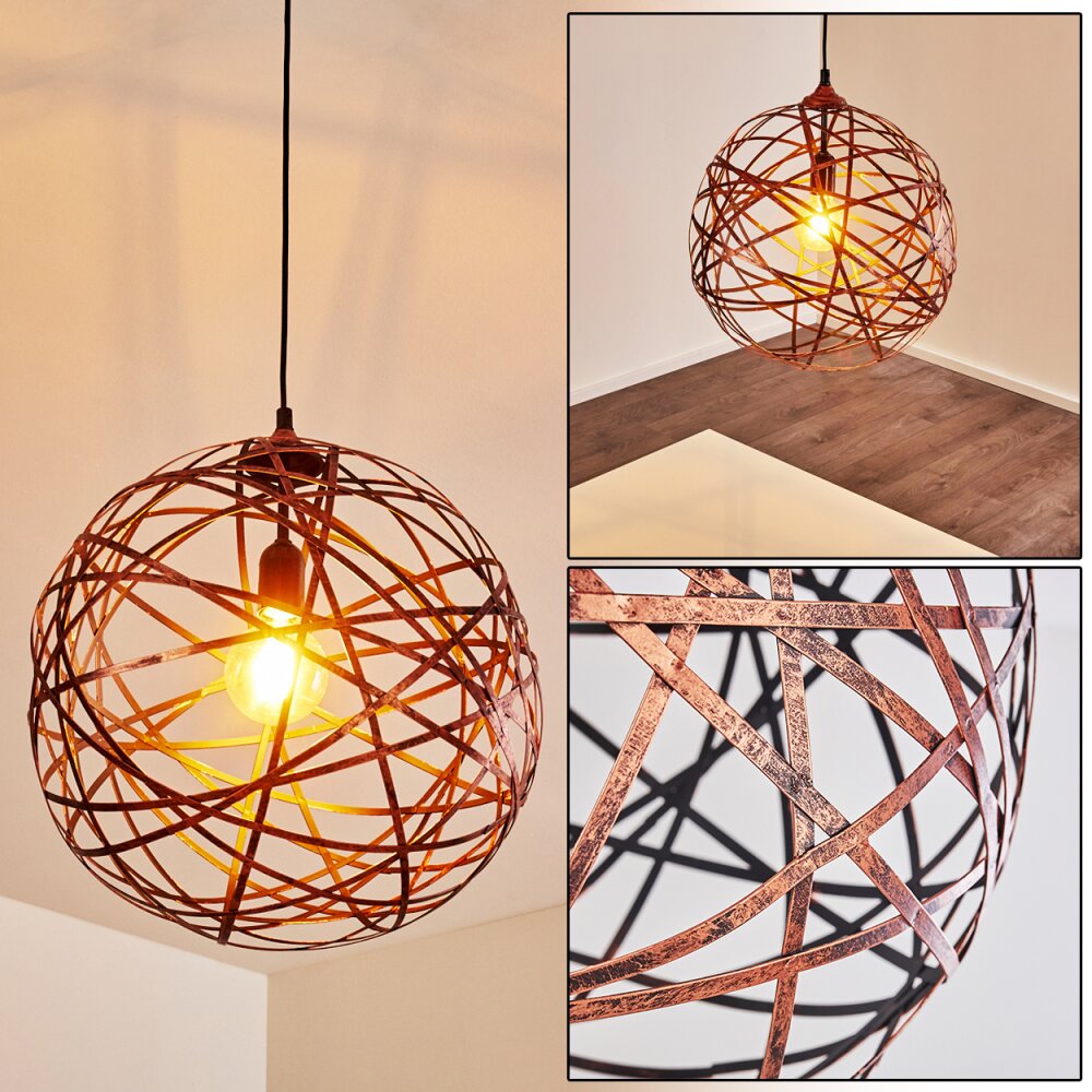 Suspension Kefikon Cuivre, 150 lumières main product photo