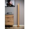 Lampadaire Lucide SYTZE LED Bois clair, 1 lumière