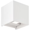 Applique murale d'extérieur Brilliant Isak LED Blanc, 1 lumière