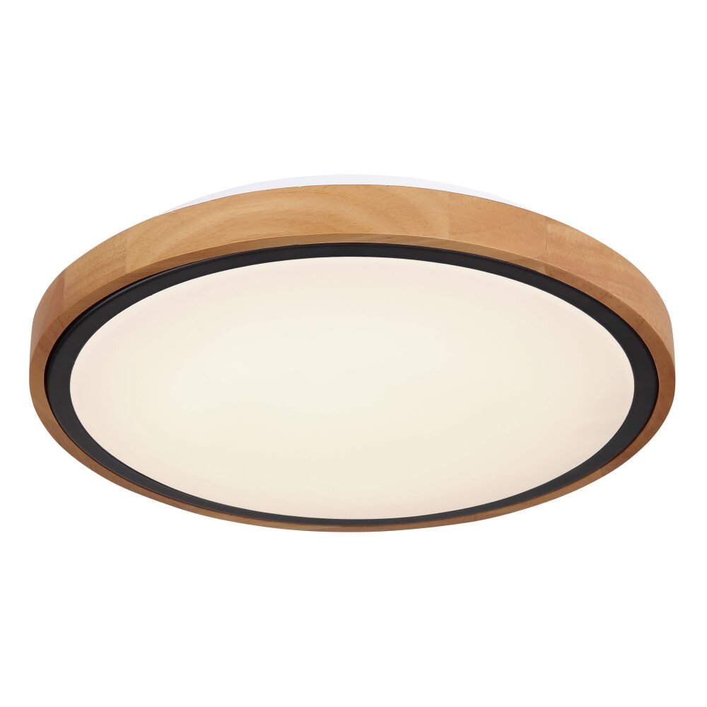 Plafonnier Globo BRUNO LED Écru, Noir, 1 lumière main product photo