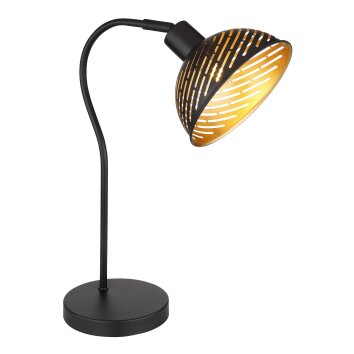 Lampe de table Globo LENNA Noir, 1 lumière