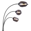 Lampadaire Globo BLACKY Fumé, 3 lumières