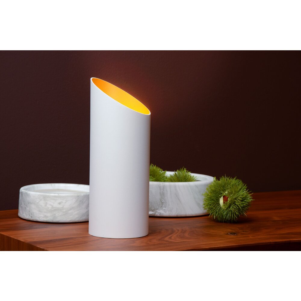Lampe de table Lucide QUIRIJN Blanc, 1 lumière main product photo