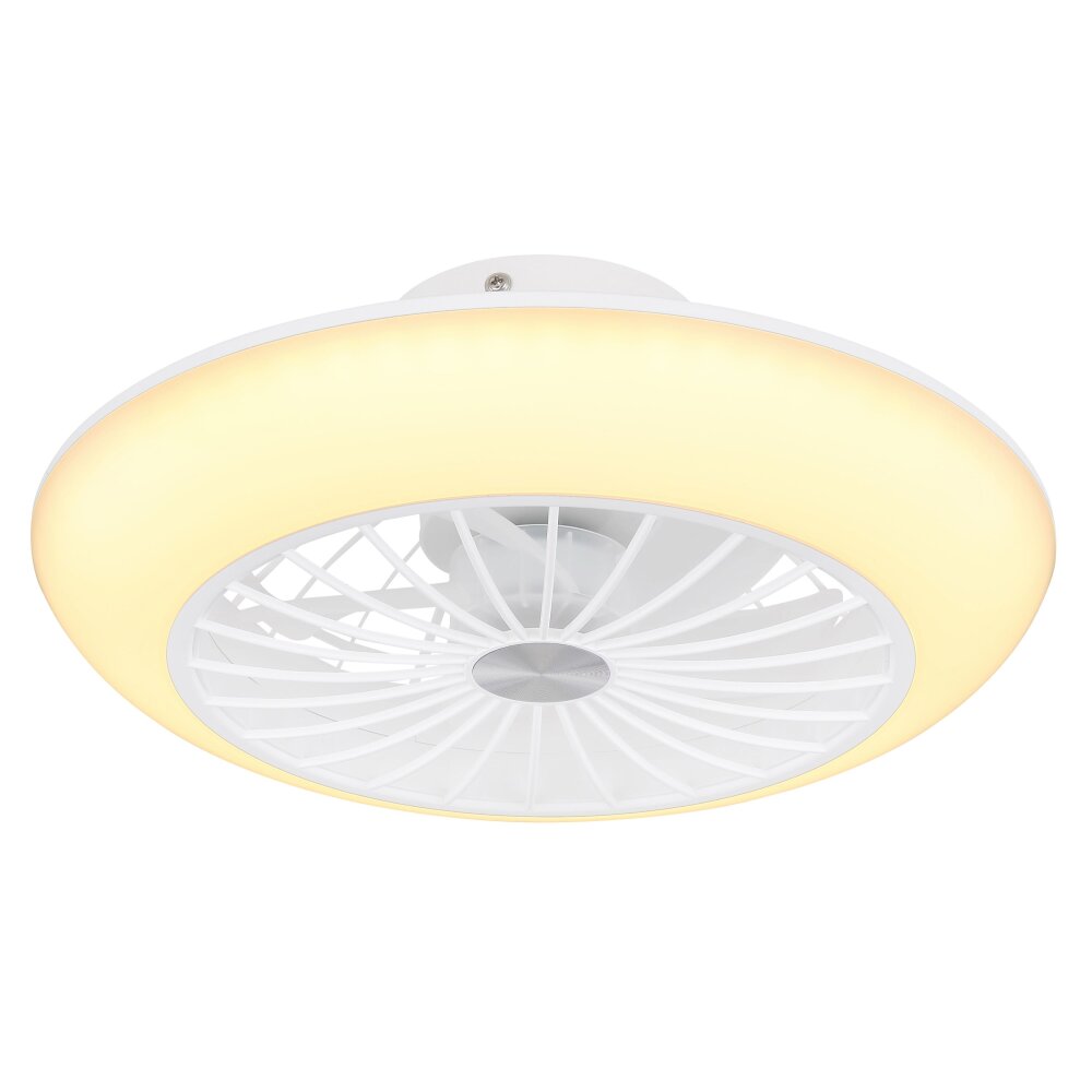 Ventilateur de plafond Globo LAFFEE LED Blanc, 1 lumière main product photo