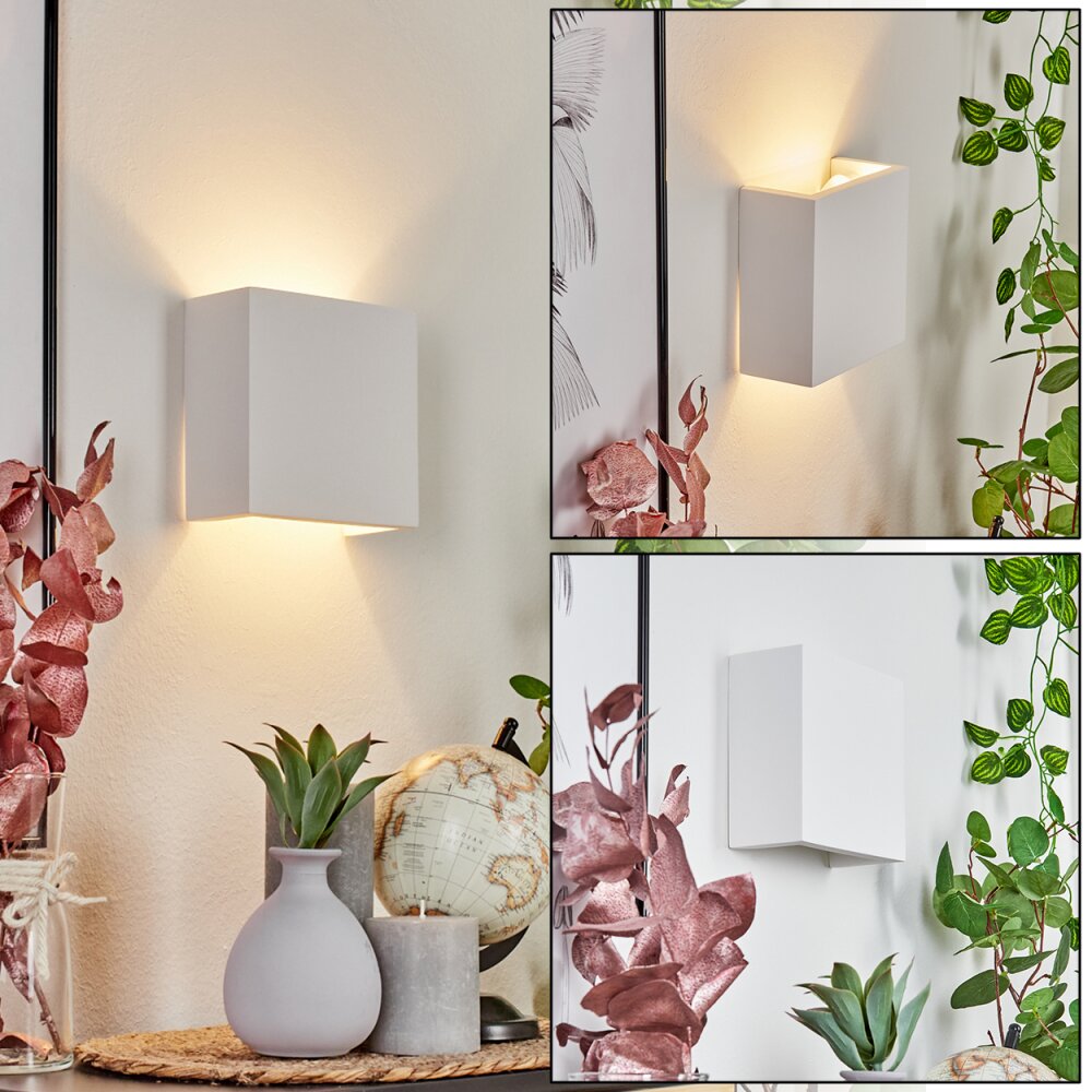 Applique murale Calama Blanc, 1 lumière main product photo