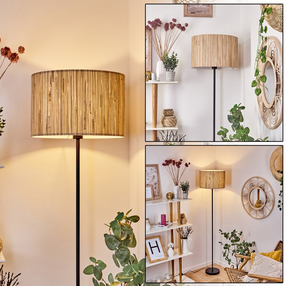 Lampadaire Bongal Noir, 1 lumière main product photo