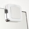 lampe miroir Morges LED Chrome, Blanc, 1 lumière