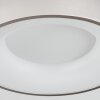 Plafonnier Playas LED Argenté, Blanc, 1 lumière