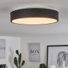 Plafonnier Playas LED Noir, Blanc, 1 lumière