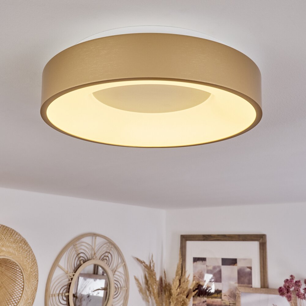 Plafonnier Playas LED Or, Blanc, 1 lumière main product photo