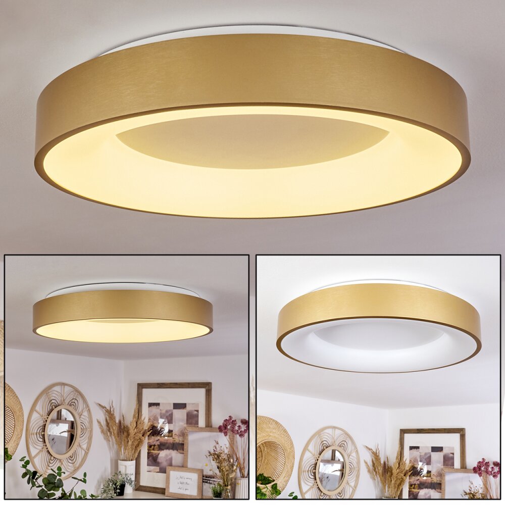 Plafonnier Playas LED Or, Blanc, 1 lumière main product photo