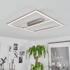 Plafonnier Rauma LED Nickel mat, 1 lumière