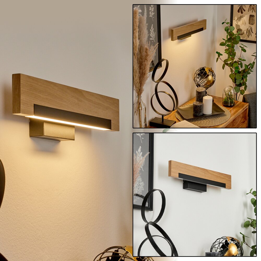 Applique murale Inzino LED Écru, Noir, 1 lumière main product photo