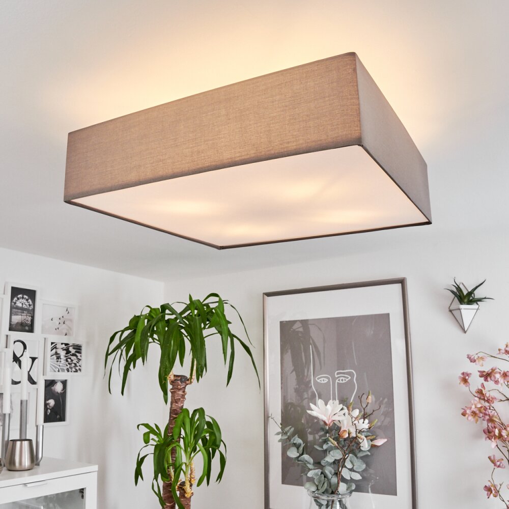 Plafonnier Taboga Nickel mat, 4 lumières main product photo