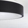 Plafonnier Playas LED Noir, Blanc, 1 lumière