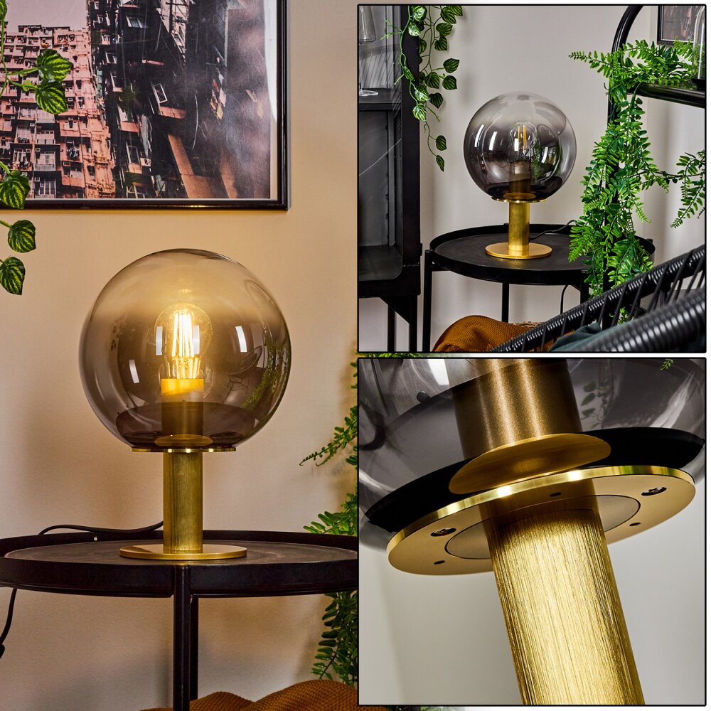 Lampe de table Berle Or, 1 lumière main product photo