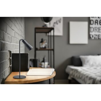 Lampe de table Reality Maxi LED Noir, 1 lumière