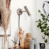 Applique murale Dalheim LED Nickel mat, 1 lumière