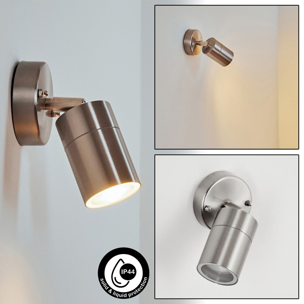 Applique murale d'extérieur Corneda Acier inoxydable, 1 lumière main product photo