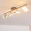 Spot de plafond Sumoas LED Nickel mat, 4 lumières