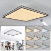 Plafonnier Nabbas LED Noir, Blanc, 1 lumière