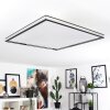Plafonnier Nabbas LED Noir, Blanc, 1 lumière