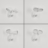 Applique murale d'extérieur Langra LED Blanc, 2 lumières, Détecteur de mouvement