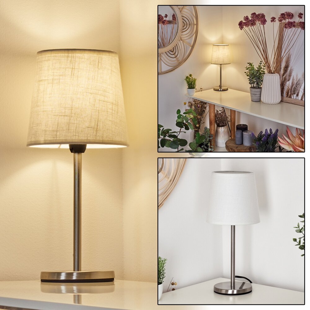 Lampe de table Sikala Nickel mat, 1 lumière main product photo