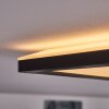 Plafonnier Boyero LED Noir, Blanc, 1 lumière