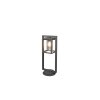 Borne lumineuse Trio Lunga Anthracite, 1 lumière