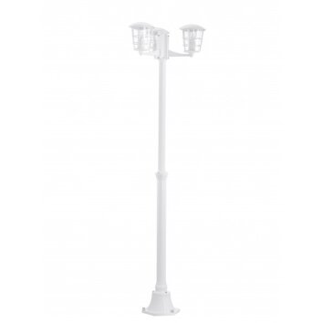 Lampadaire extérieur Eglo ALORIA Blanc, 3 lumières