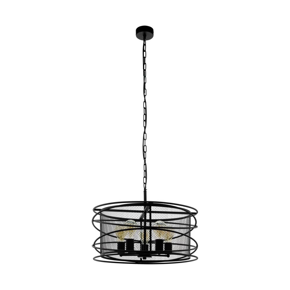 Suspension EGLO BLACKWATER Noir, 5 lumières main product photo