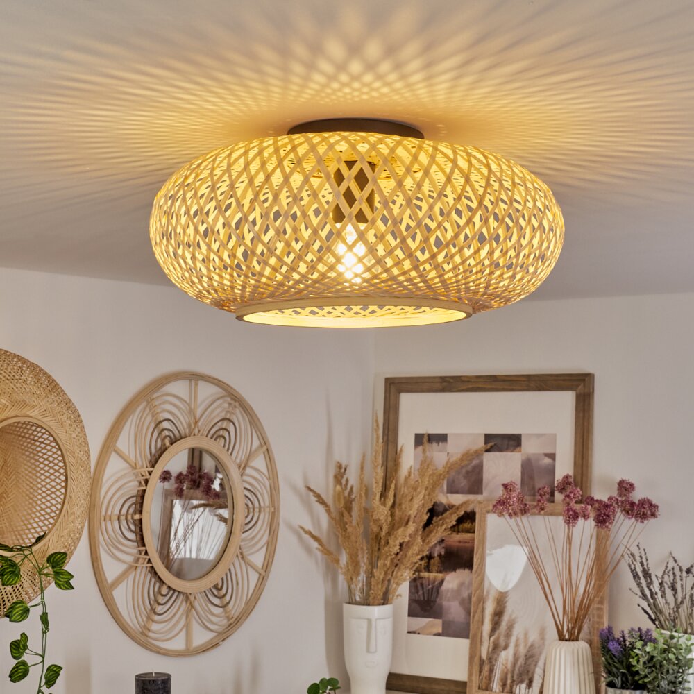 Plafonnier Alavi Noir, 1 lumière main product photo