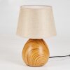 Lampe de table Stampa Brun, Couleur bois, 1 lumière