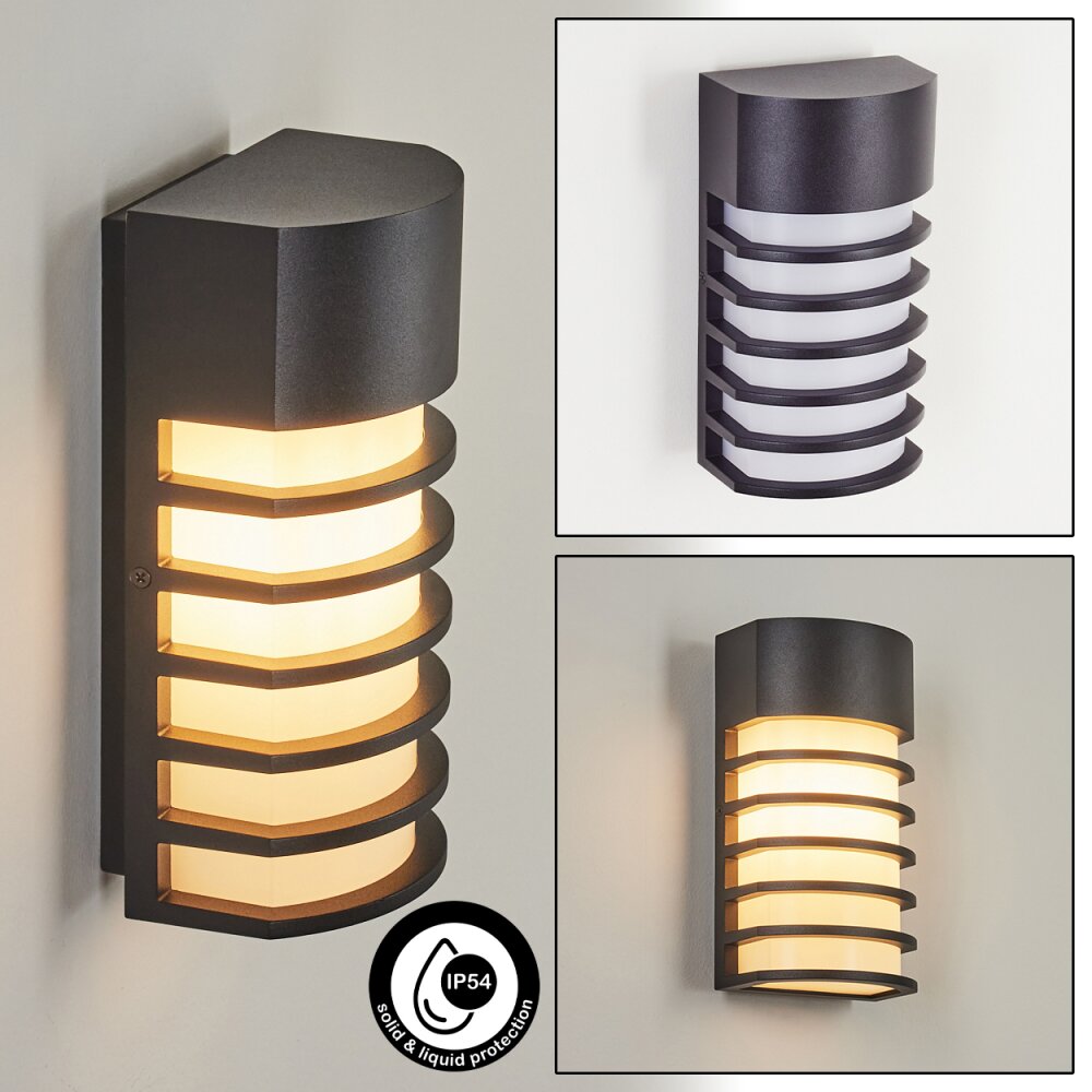 Applique murale d'extérieur Kurola Noir, 1 lumière main product photo