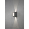 Applique murale Konstsmide Cremona LED Anthracite, 2 lumières