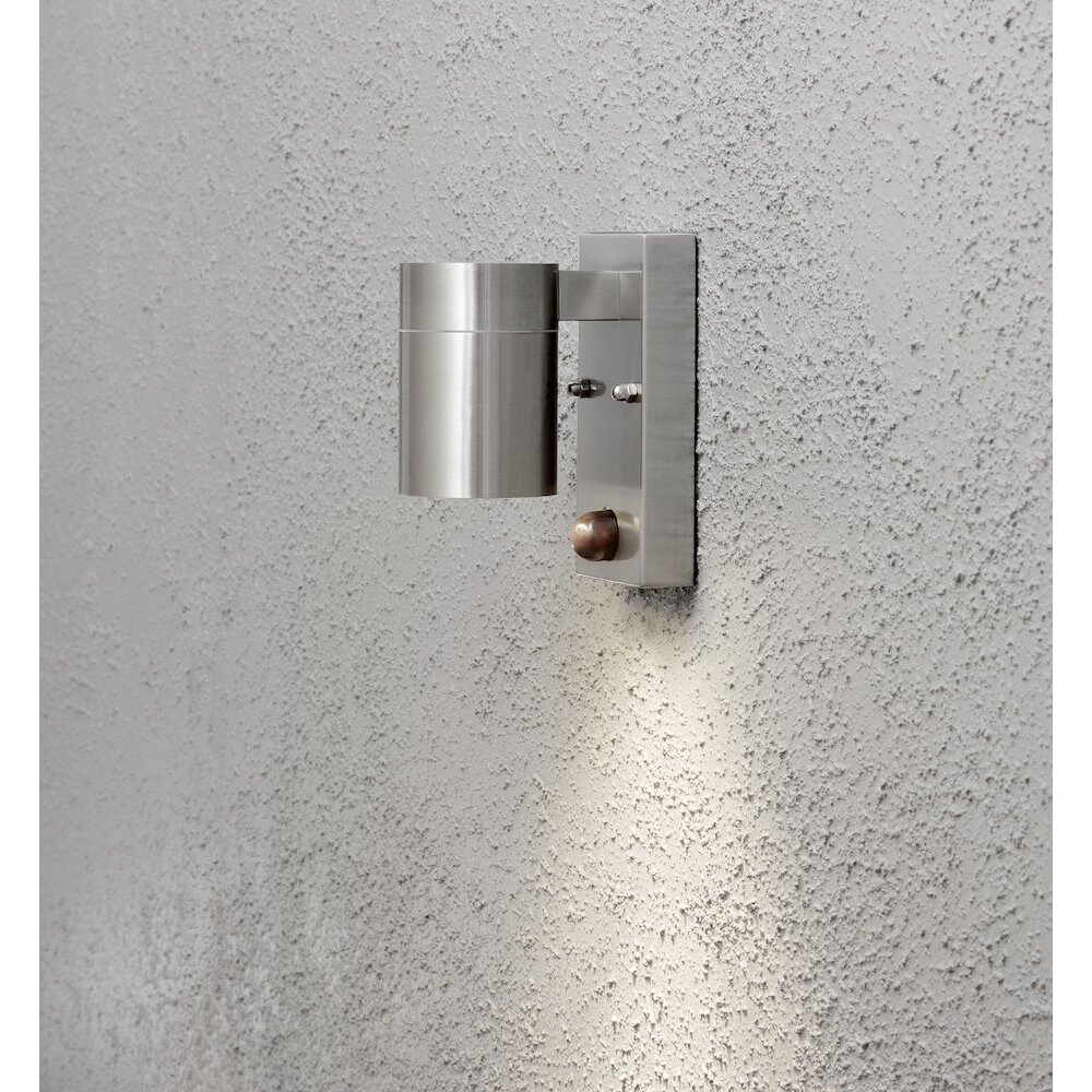 Applique murale Konstsmide Modena Acier inoxydable, 1 lumière, Détecteur de mouvement main product photo