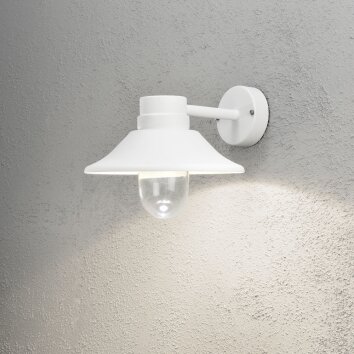 Applique murale Konstsmide Vega LED Blanc, 1 lumière