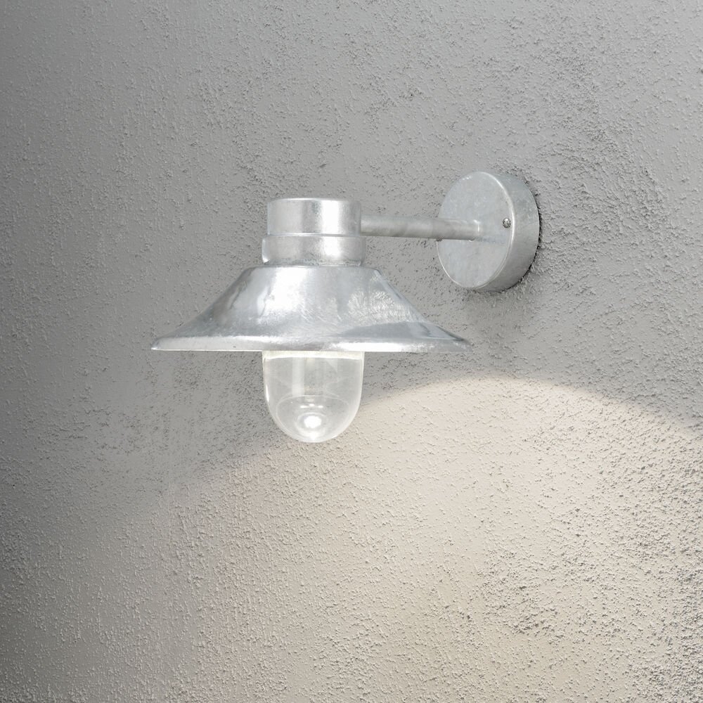 Applique murale Konstsmide Vega LED Zingué, 1 lumière main product photo