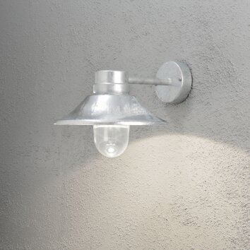 Applique murale Konstsmide Vega LED Zingué, 1 lumière
