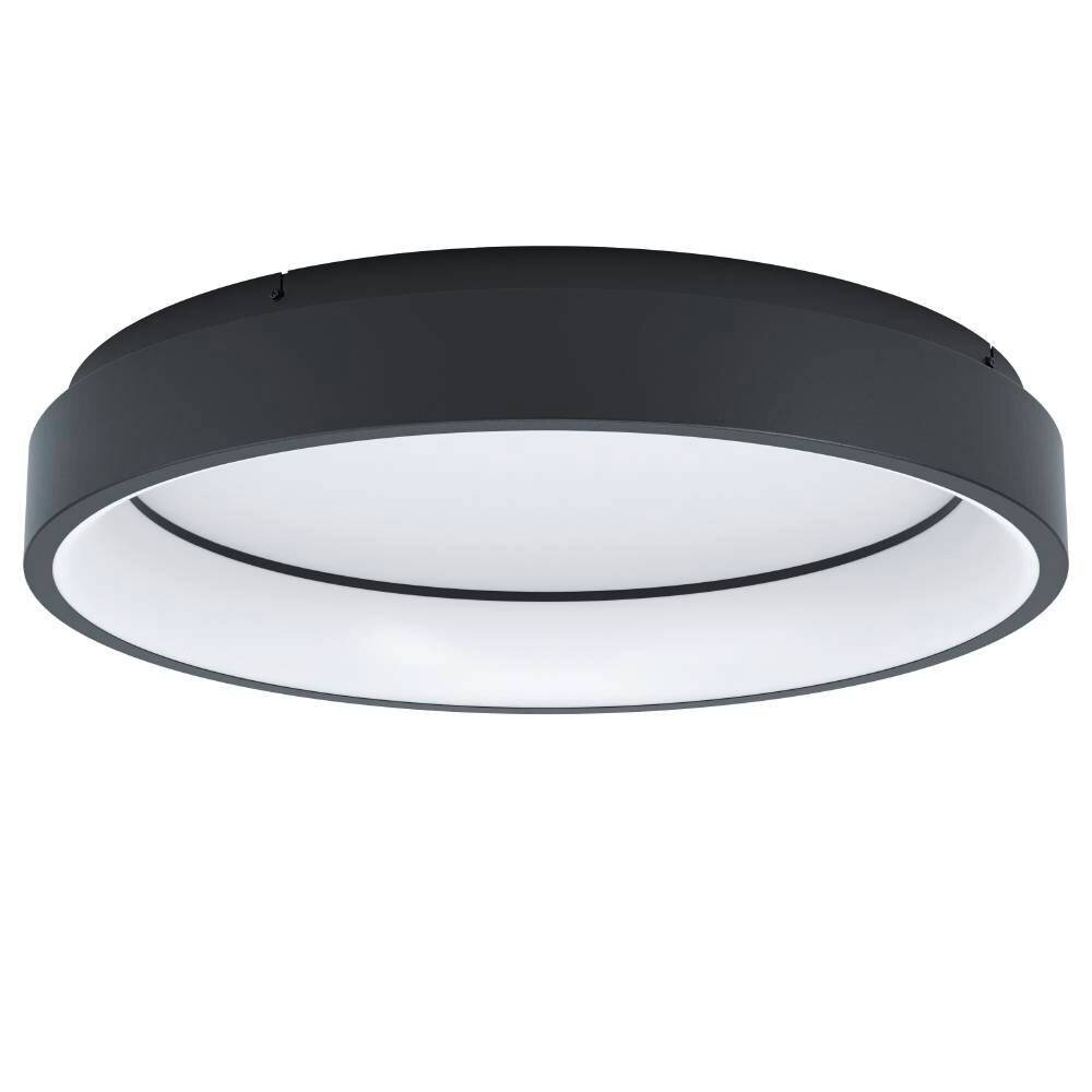 Plafonnier Eglo MARGHERA-Z LED Noir, 4 lumières, Changeur de couleurs main product photo