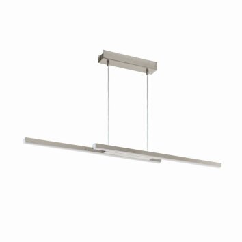 Suspension Eglo FRAIOLI-Z LED Nickel mat, 2 lumières, Changeur de couleurs