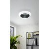 Ventilateur de plafond Eglo SAYULITA LED Noir, Blanc, 3 lumières