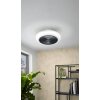 Ventilateur de plafond Eglo SAYULITA LED Noir, Blanc, 3 lumières