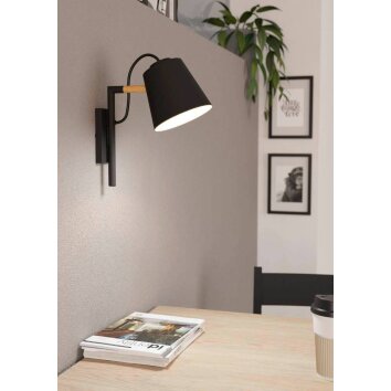 Lampe de table Lacey, Eglo, Noir