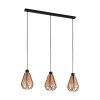 Suspension Eglo ADWICKLE Noir, 3 lumières